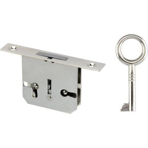 Junie Modelo 0668 Cerradura de Mueble - Niquelada, 20mm, Izquierda/Derecha Junie Modelo 0668 Cerradura de Mueble - Niquelada, 20mm, Izquierda/Derecha