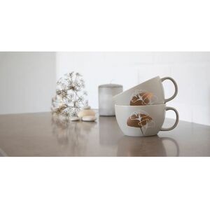 Paperproducts Design - Kopp Golden Gingko Matt XXL 55 cl - Beige - Kopp - Gaveeske Paperproducts Design - Kopp Golden Gingko Matt XXL 55 cl - Beige - Kopp - Gaveeske