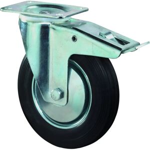 BS ROLLEN Rueda con Frenos - 100mm - Negro - Tipo de rueda BS ROLLEN Rueda con Frenos - 100mm - Negro - Tipo de rueda