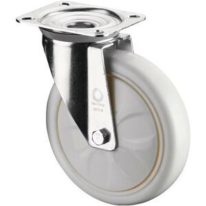 Ruleta de plástico blanca 150mm BS ROLLEN - Capacidad 650kg Ruleta de plástico blanca 150mm BS ROLLEN - Capacidad 650kg