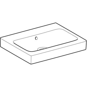 Geberit iCon Waschtisch 600x485mm Weiß Alpin - Wandmontage Geberit iCon Waschtisch 600x485mm Weiß Alpin - Wandmontage