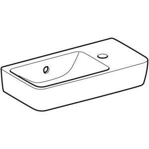 Lavabo Keramag Renova Nr.1 Comprimo Blanco - Lavabo de pared Lavabo Keramag Renova Nr.1 Comprimo Blanco - Lavabo de pared