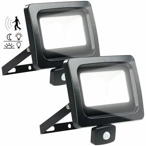 Luminea Mini Projecteur LED étanche 2-pack 50W 4000lm - Publicité Luminea Mini Projecteur LED étanche 2-pack 50W 4000lm - Publicité