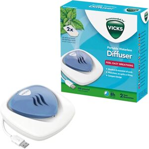 Difusor Portátil sin Agua de Vicks - USB - Luz Nocturna - VapoPads - Viaje Difusor Portátil sin Agua de Vicks - USB - Luz Nocturna - VapoPads - Viaje