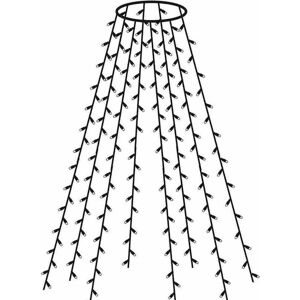 FHS International - 160 LED Weiß Weihnachtsvorhanglichter - Weihnachtsbeleuchtung FHS International - 160 LED Weiß Weihnachtsvorhanglichter - Weihnachtsbeleuchtung