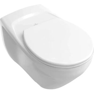Siège de toilette Villeroy & Boch O.novo - Blanc Alpin, Charnières en acier inoxydable Siège de toilette Villeroy & Boch O.novo - Blanc Alpin, Charnières en acier inoxydable