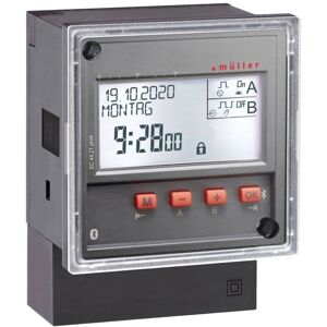 Müller SC 44.21 pro4 Digital Timer for DIN Rail 230V 16A/250V Müller SC 44.21 pro4 Digital Timer for DIN Rail 230V 16A/250V