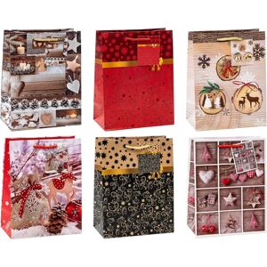 TSI Sacs Cadeaux - Motifs de Noël - 18x23cm - Publicité TSI Sacs Cadeaux - Motifs de Noël - 18x23cm - Publicité