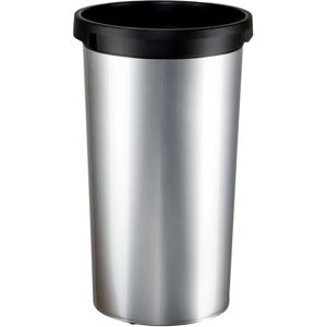 Vileda - Iris 50L Round - Grå - Metall - Trash Can Vileda - Iris 50L Round - Grå - Metall - Trash Can