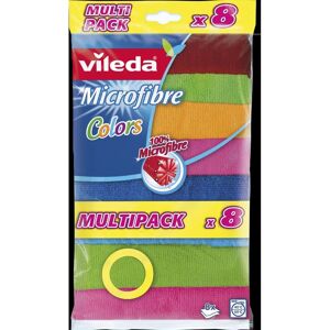 Vileda 148394 Multicolour Microfiber Cleaning Cloths - Cleaning Cloths Vileda 148394 Multicolour Microfiber Cleaning Cloths - Cleaning Cloths