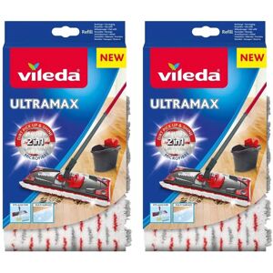 Vileda Ultramax/1-2 Microfibre Mop Head - Pack of 2 Vileda Ultramax/1-2 Microfibre Mop Head - Pack of 2