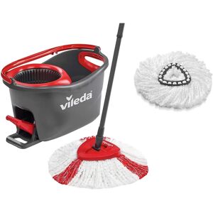 Vileda Turbo Box - Red/Black/White Floor Mop Set Vileda Turbo Box - Red/Black/White Floor Mop Set