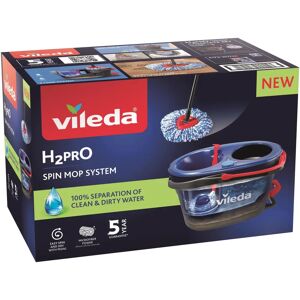 Vileda Microfiber Mop - 6000 ml Water Capacity - Black, Blue, Red - Mop Vileda Microfiber Mop - 6000 ml Water Capacity - Black, Blue, Red - Mop