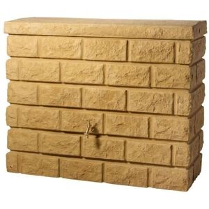 Garantia Rocky Muurton - 400 Liter - Antrazit & Sandbeige - Regenwassertank Garantia Rocky Muurton - 400 Liter - Antrazit & Sandbeige - Regenwassertank