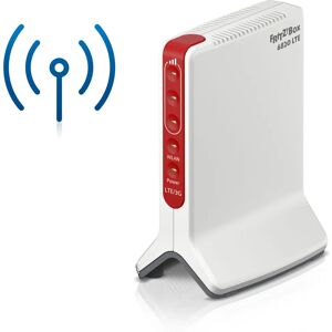 AVM - FRITZ!Box 6820 LTE v4 - Rood - 2.4 GHz - Draadloze Router AVM - FRITZ!Box 6820 LTE v4 - Rood - 2.4 GHz - Draadloze Router