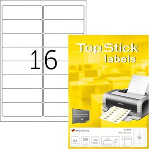 TopStick 8756 Etiqueta de Dirección TopStick 8756 Etiqueta de Dirección