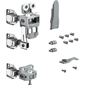 Herrajes para puertas correderas Hettich WingLine L - 25kg Gris Izquierda Herrajes para puertas correderas Hettich WingLine L - 25kg Gris Izquierda