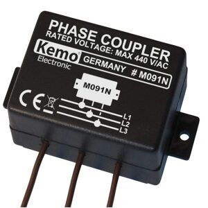 Kemo M091N Fasskoppeling - Upp till 650 Mbit/s - Elnät Kemo M091N Fasskoppeling - Upp till 650 Mbit/s - Elnät