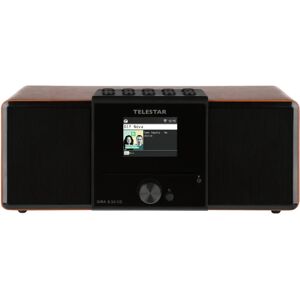 Radio stereo portatile Telestar DIRA S 32i con CD, Bluetooth, Internet - Noce Radio stereo portatile Telestar DIRA S 32i con CD, Bluetooth, Internet - Noce