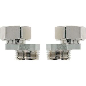 Heimeier S-Anschluss 1354-02.362 Set - Messing vernickelt, Achsabstand 40-50-60/50 Heimeier S-Anschluss 1354-02.362 Set - Messing vernickelt, Achsabstand 40-50-60/50