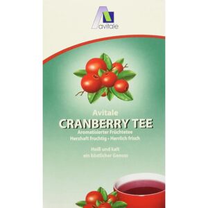 Avitale GmbH Cranberry Tee Filterbeutel - Kräutertee Avitale GmbH Cranberry Tee Filterbeutel - Kräutertee