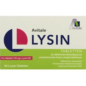 Avitale GmbH L-Lysin 750 mg Tabletten - Diätetisches Lebensmittel Avitale GmbH L-Lysin 750 mg Tabletten - Diätetisches Lebensmittel