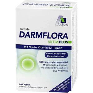 Avitale Darmflora Aktiv Plus - Probiotikumok & Vitaminok Avitale Darmflora Aktiv Plus - Probiotikumok & Vitaminok
