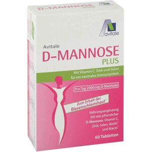 Avitale D-Mannose Plus 2000 mg - Blasenpflegepräparat Avitale D-Mannose Plus 2000 mg - Blasenpflegepräparat