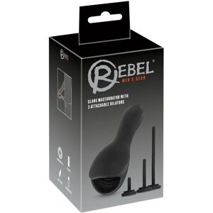Rebel Vibratore per il Glande con 3 Dilatatori Rebel Vibratore per il Glande con 3 Dilatatori
