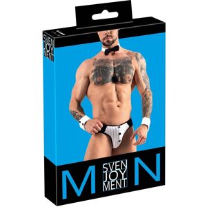 Svenjoyment Miesten Jockslip - Setti käsiraudoilla ja rusetilla - Lingerie Svenjoyment Miesten Jockslip - Setti käsiraudoilla ja rusetilla - Lingerie