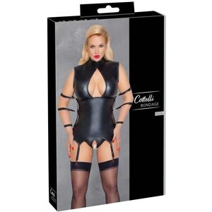 Lencería de Bondage en Cuero Sintético Negro - XXXL Lencería de Bondage en Cuero Sintético Negro - XXXL