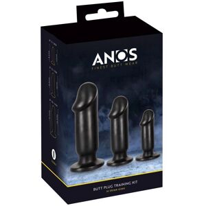 Set di 3 giocattoli anali ANOS - Nero - Giocattoli anali Set di 3 giocattoli anali ANOS - Nero - Giocattoli anali