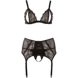 Musta Straps-setti Cottelli Collection - Alusasut Musta Straps-setti Cottelli Collection - Alusasut