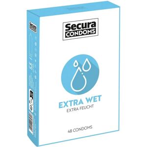 Secura Extra Wet Condoms - 48 pcs Secura Extra Wet Condoms - 48 pcs