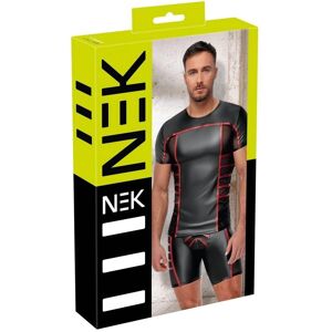 NEK - Shirt 2-värinen matta ilme - Musta - Verkkoaukot - Shirt NEK - Shirt 2-värinen matta ilme - Musta - Verkkoaukot - Shirt