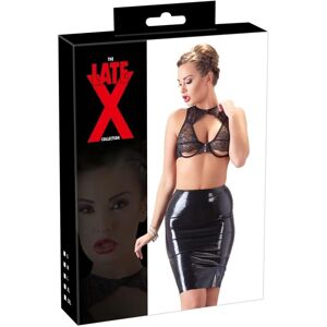 Collezione Late X Gonna in Latex - Nera - Al Ginocchio Alta Vita Fetish Collezione Late X Gonna in Latex - Nera - Al Ginocchio Alta Vita Fetish