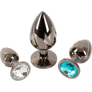 Set di Plug Anali ANOS - Metallo, Nero, Turchese, Viola - Allenamento Anale Set di Plug Anali ANOS - Metallo, Nero, Turchese, Viola - Allenamento Anale