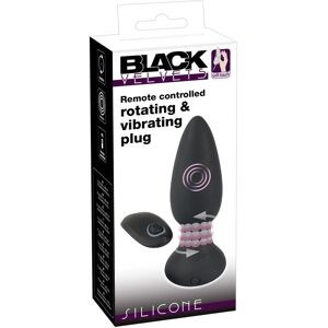 Black Velvets Plug Anale Ricaricabile con Telecomando - 14cm Black Velvets Plug Anale Ricaricabile con Telecomando - 14cm