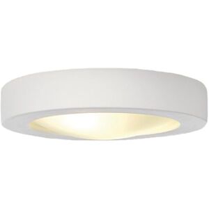 SLV - BIG WHITE Loftlampe - Rund, Gips, E27, 2x 25W Max SLV - BIG WHITE Loftlampe - Rund, Gips, E27, 2x 25W Max