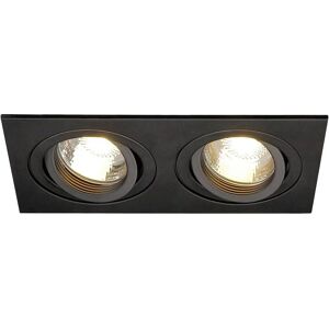 SLV New Tria 2 GU10 Square Black - Downlight SLV New Tria 2 GU10 Square Black - Downlight
