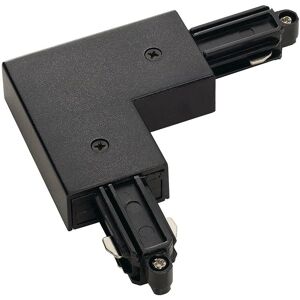 Connecteur d'angle noir avec mise à la terre externe - Accessoire d'éclairage Connecteur d'angle noir avec mise à la terre externe - Accessoire d'éclairage