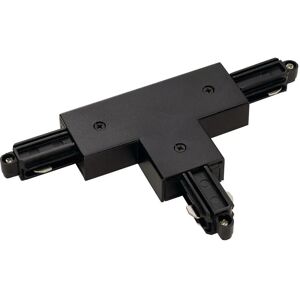 Connecteur en T noir SLV pour rail monophasé - Sécurité & Durabilité - Publicité Connecteur en T noir SLV pour rail monophasé - Sécurité & Durabilité - Publicité