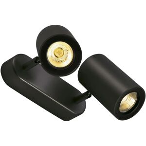 SLV Enola B Dobbelt Væglampe og Loftlampe - 2xGU10, Sort, 50W SLV Enola B Dobbelt Væglampe og Loftlampe - 2xGU10, Sort, 50W