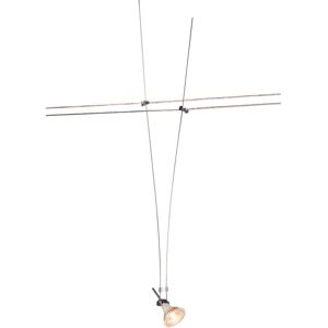 SLV Chrom Deckenleuchte - Tenseo Niedervolt-System - Modell QR-C51 SLV Chrom Deckenleuchte - Tenseo Niedervolt-System - Modell QR-C51