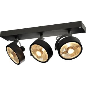 SLV KALU - Justerbar svart tak- og vegglampe - 3x GU10, 75W maks SLV KALU - Justerbar svart tak- og vegglampe - 3x GU10, 75W maks