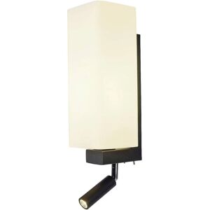 SLV SLV QUADRASS SPOT Wandleuchte mit LED-Leseleuchte - Schwarz SLV SLV QUADRASS SPOT Wandleuchte mit LED-Leseleuchte - Schwarz