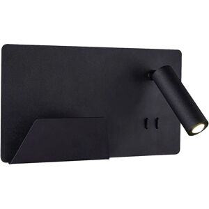 SLV SOMNILA SPOT - LED Væglampe med USB - Sort, Justerbar, 13W SLV SOMNILA SPOT - LED Væglampe med USB - Sort, Justerbar, 13W