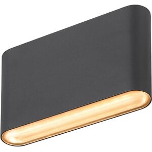SLV OVAL 14 WL Lampe Murale - Température réglable, IP65, Noir SLV OVAL 14 WL Lampe Murale - Température réglable, IP65, Noir