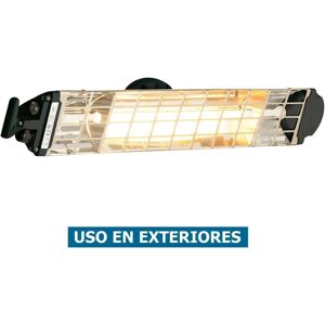 Mo-el - Calefactor halógeno infrarrojo - IP65, 5m2, 1200W Mo-el - Calefactor halógeno infrarrojo - IP65, 5m2, 1200W
