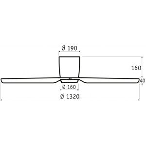 CasaFan Eco Plano II - grey - ceiling fan CasaFan Eco Plano II - grey - ceiling fan